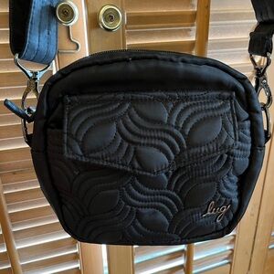 EUC LUG Swing Mini Crossbody Bag Black